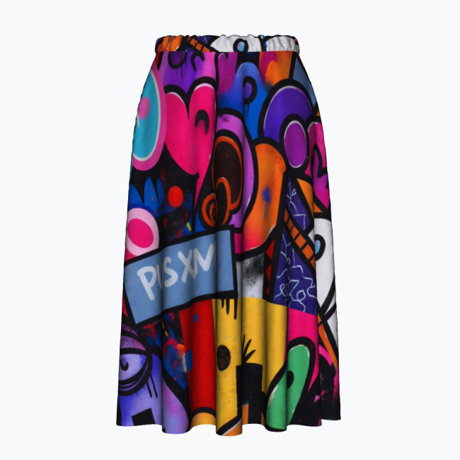 Spódnica Bawełniana Comics