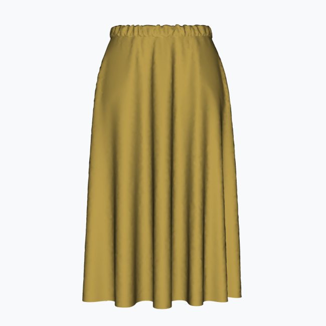 Spódnica Bawełniana Gold