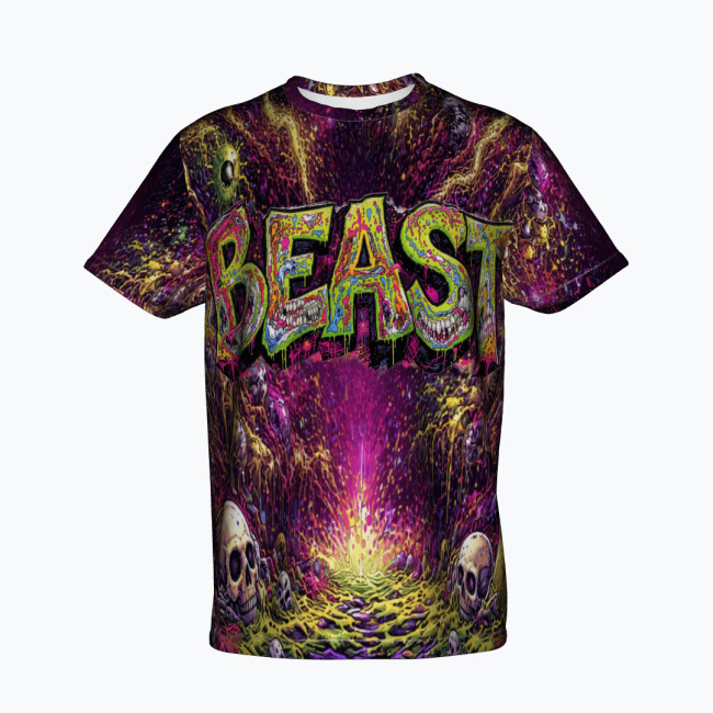 Męski T-Shirt Sportowy Beast
