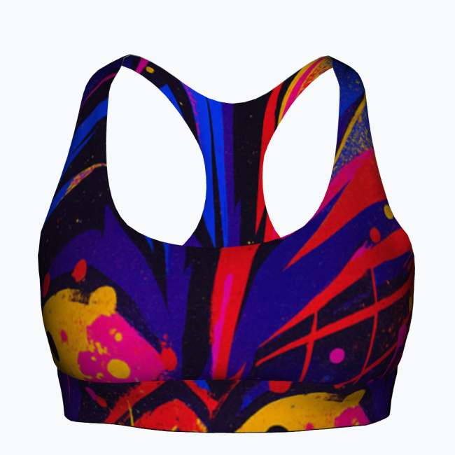 Top sportowy damski Colorful Chaos