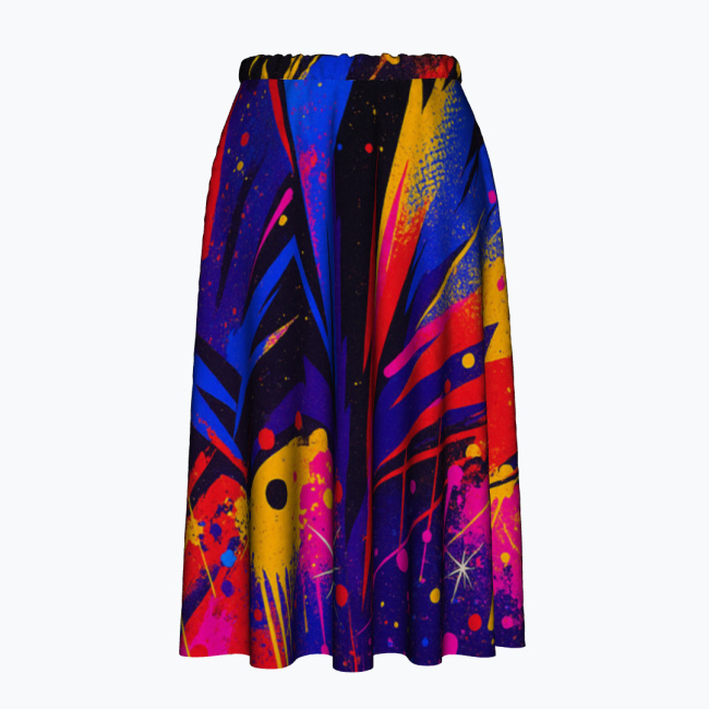 Spódnica Bawełniana Colorful Chaos