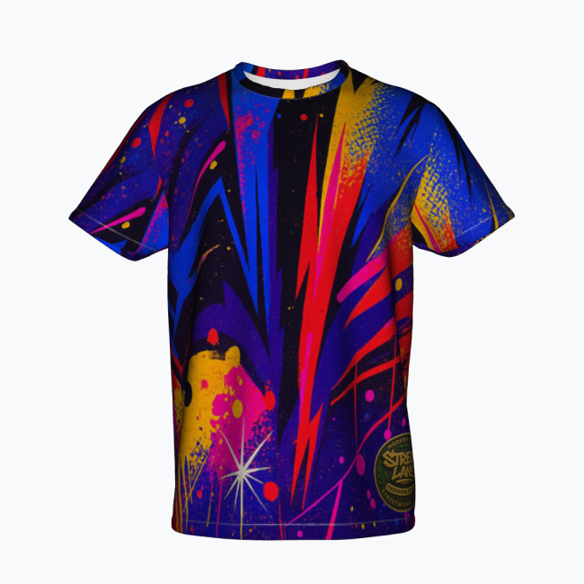 T-shirt bawełna Colorful Chaos